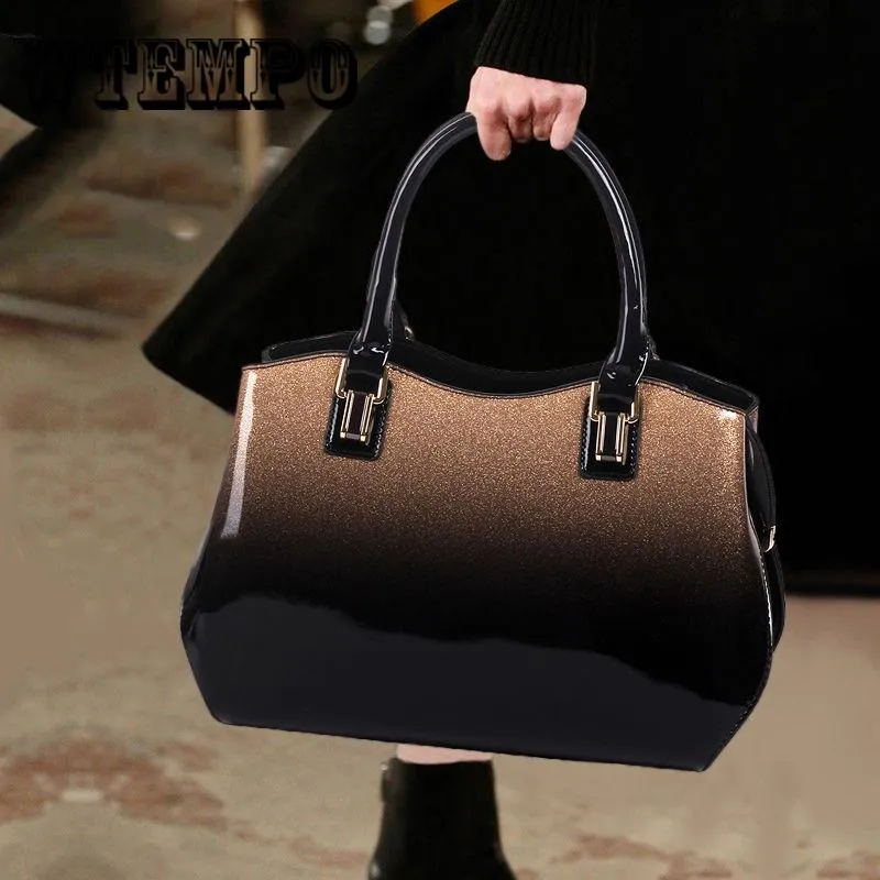 Handbags Women Patent Leather Handbag Shell Bag Women's Shoulder Bag Tote