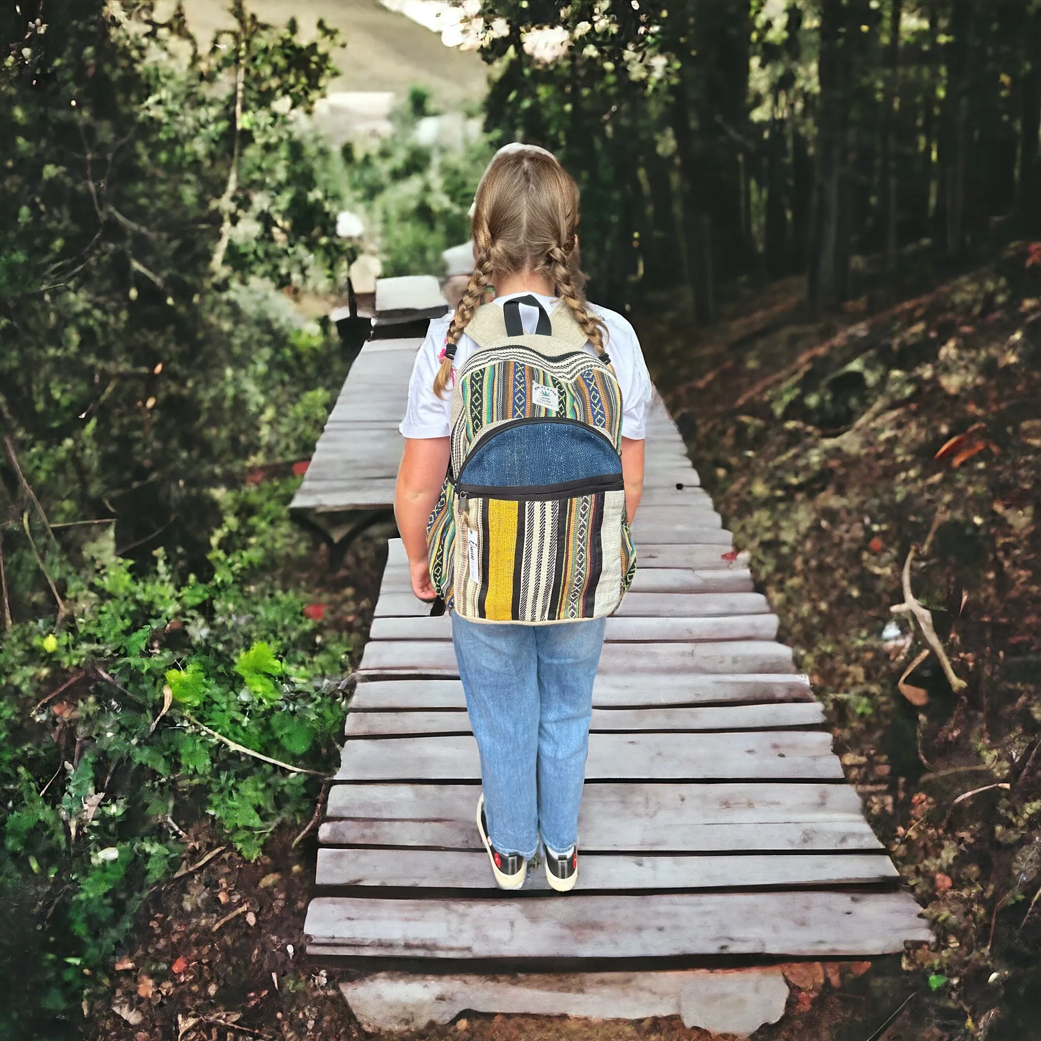 Hemp backpack #11