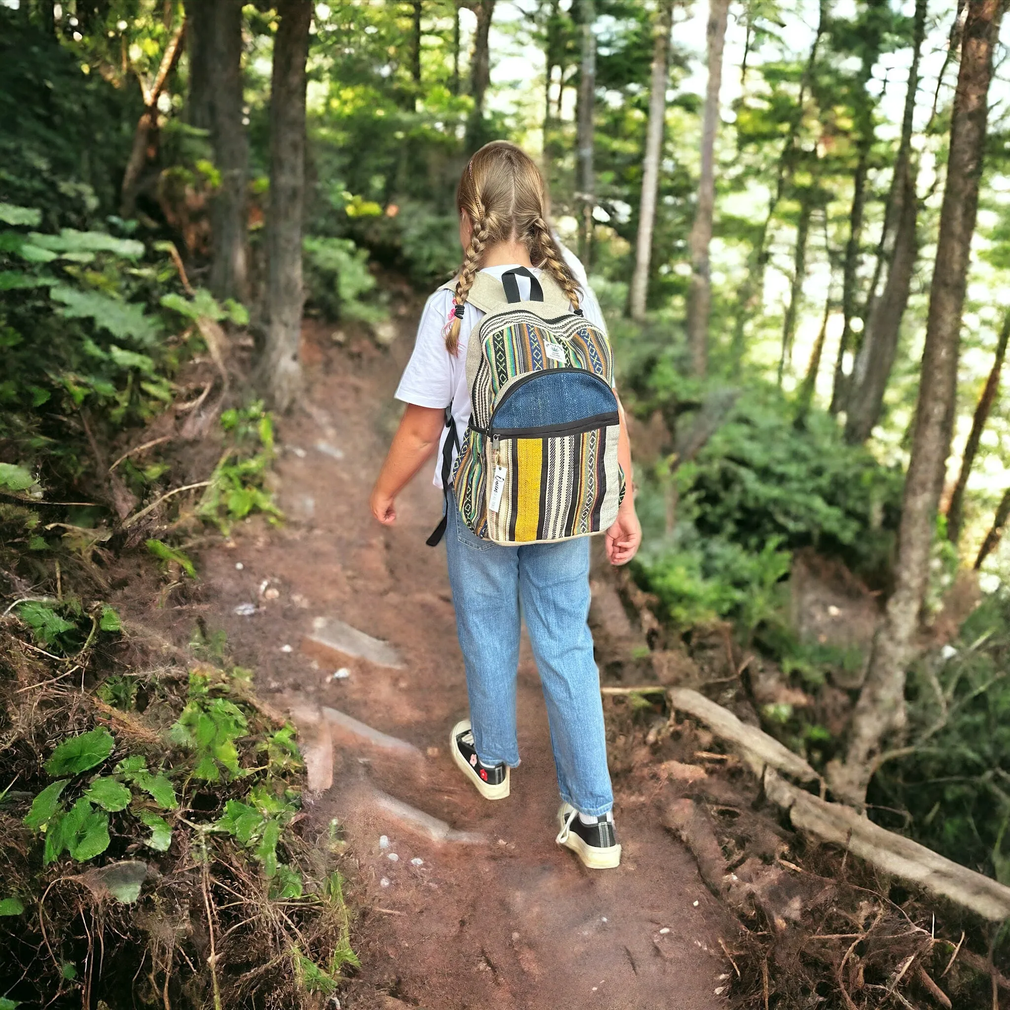 Hemp backpack #11