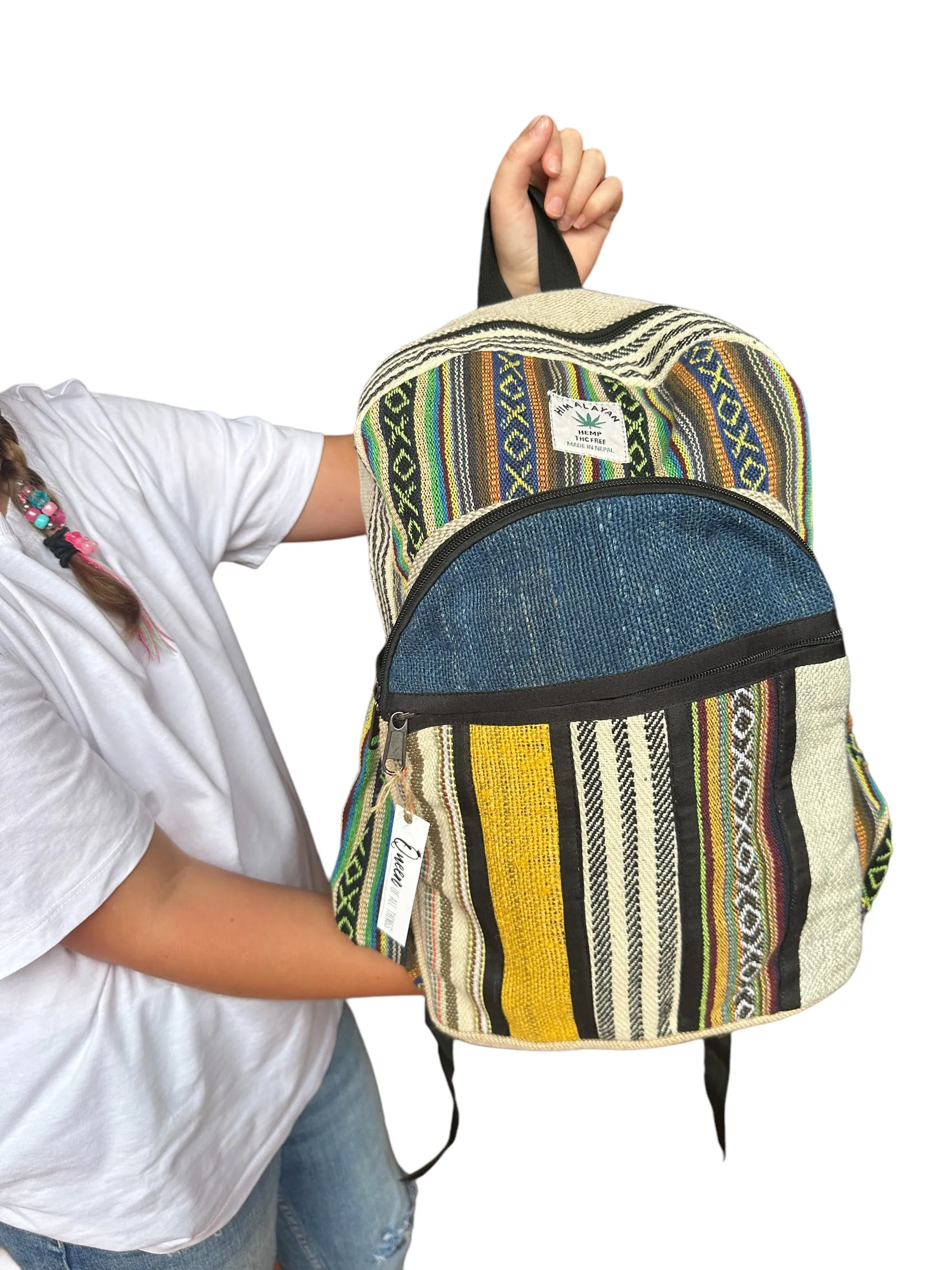Hemp backpack #11