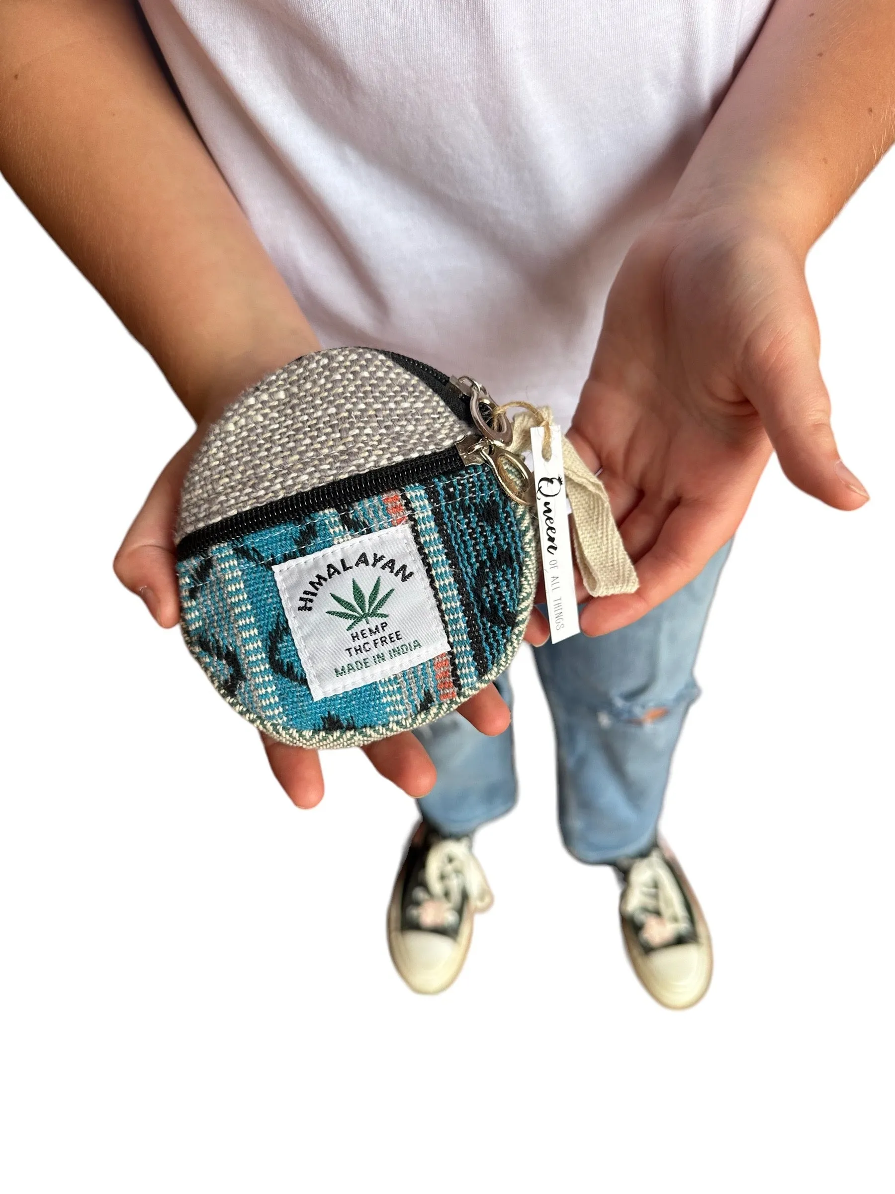Hemp coin purse #22