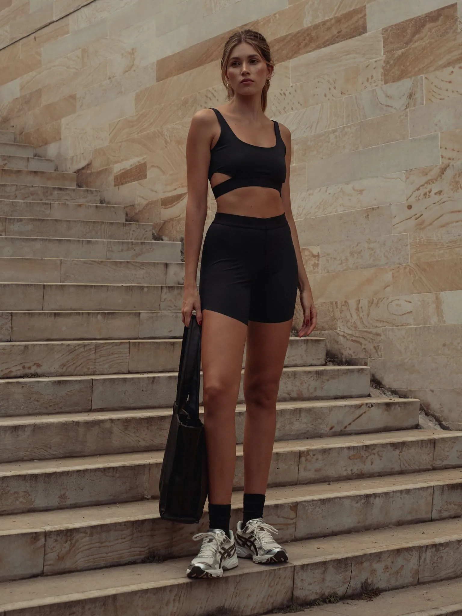 HIGH TECH ABS  SHORT - BLACK ON BLACK