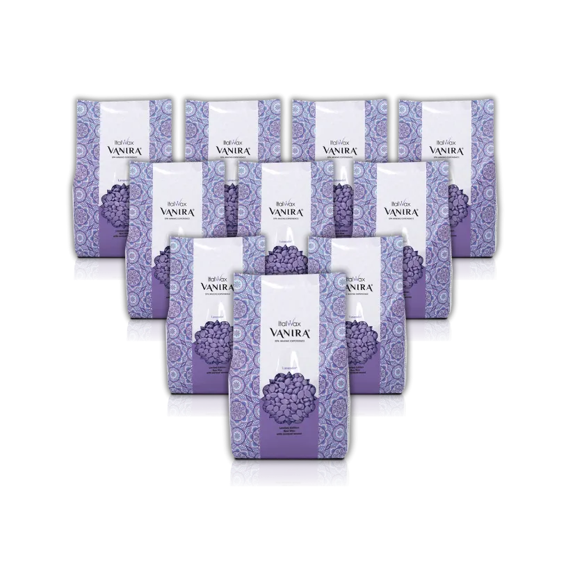 Italwax - Vanira Film Wax - Lavender, 10 x 1kg