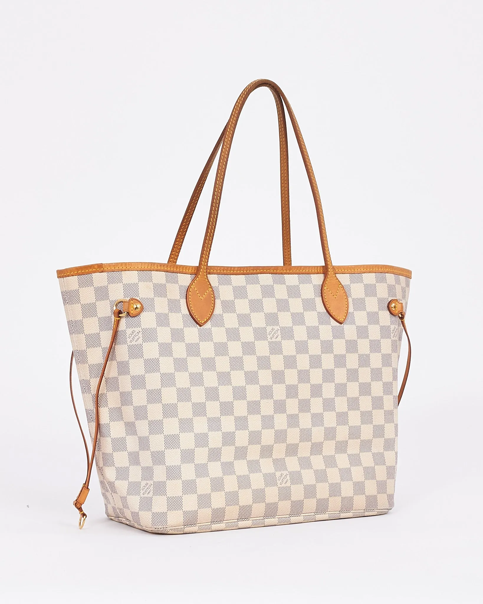 Louis Vuitton Damier Azur Canvas Neverfull MM Tote Bag