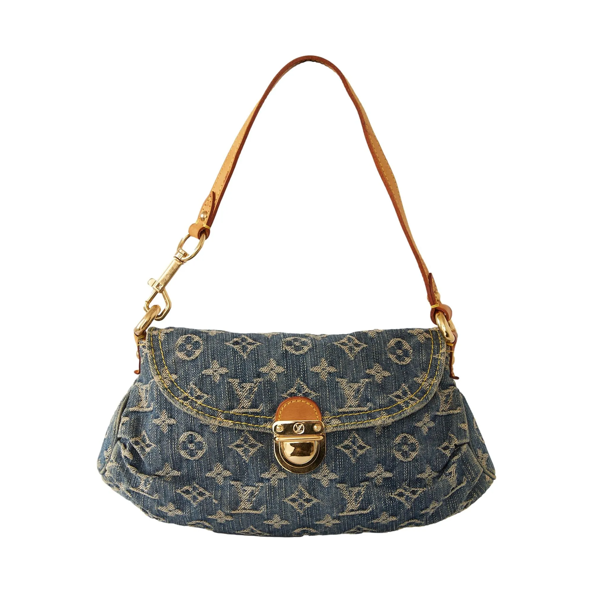 Louis Vuitton Denim Monogram Shoulder Bag