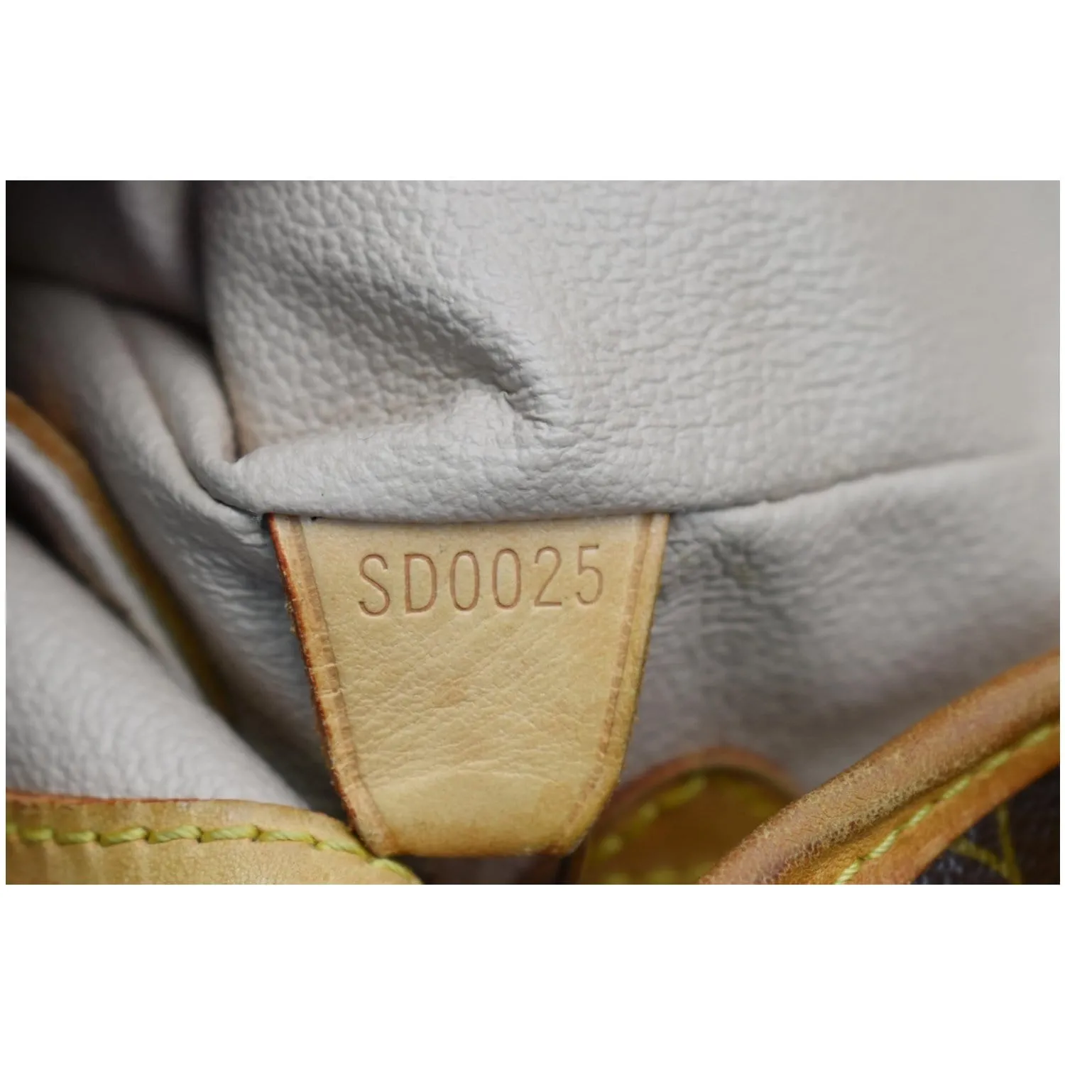 LOUIS VUITTON Marais Bucket Monogram Canvas Shoulder Bag Brown