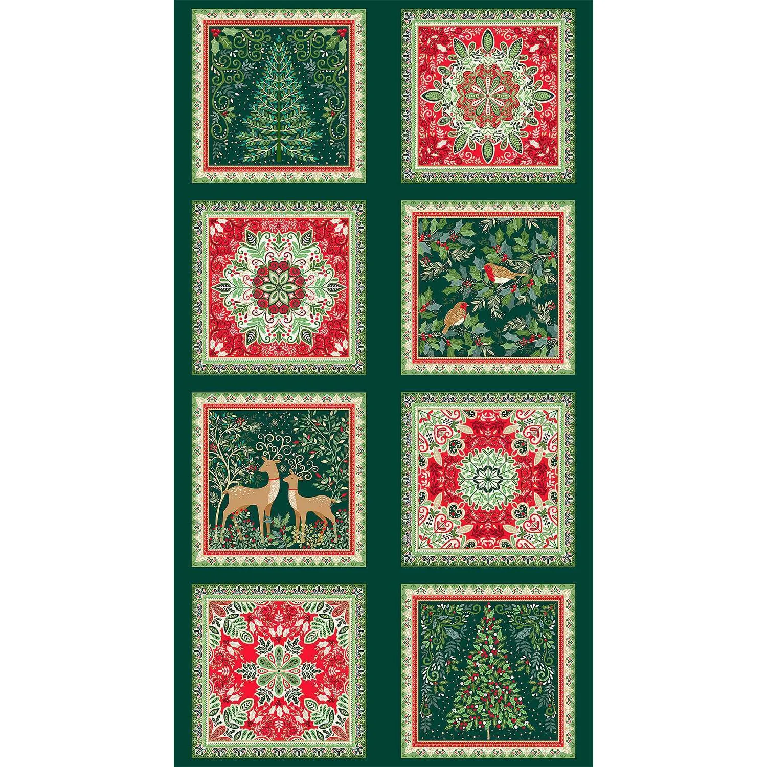 Makower | Enchanted | Christmas Panel