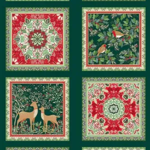 Makower | Enchanted | Christmas Panel