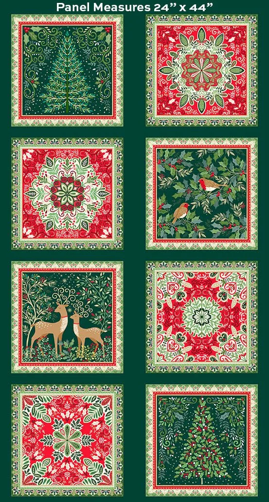 Makower | Enchanted | Christmas Panel