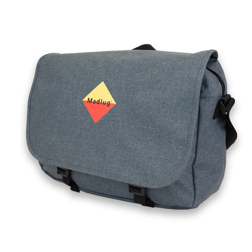 Marble Grey Messenger Bag