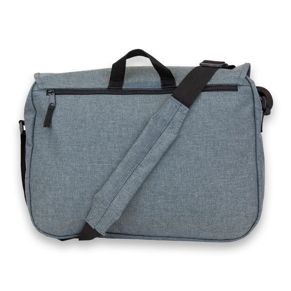 Marble Grey Messenger Bag