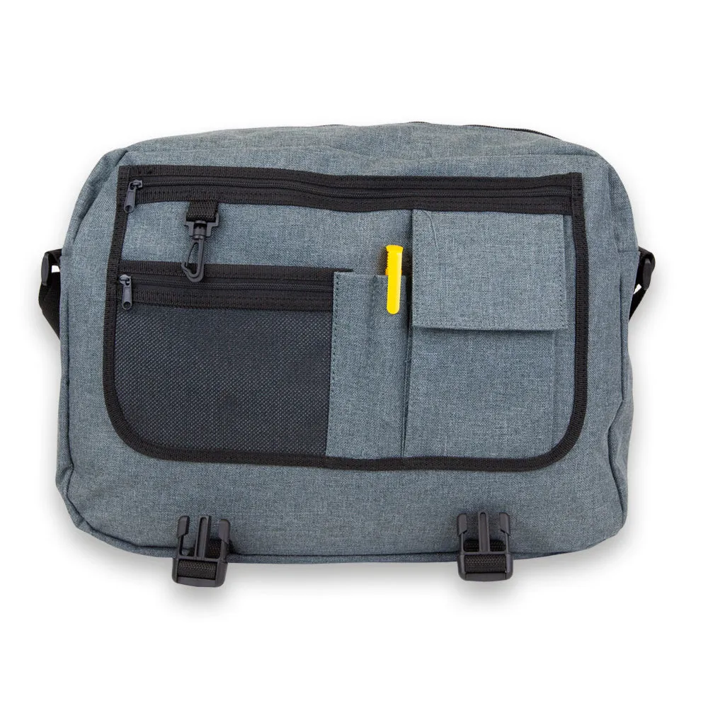 Marble Grey Messenger Bag