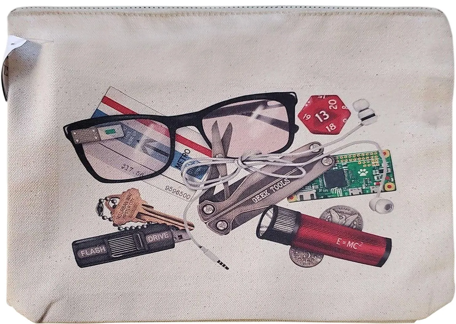 Mary Lake Thompson Nerd Canvas Pouch