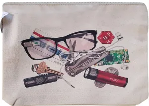 Mary Lake Thompson Nerd Canvas Pouch