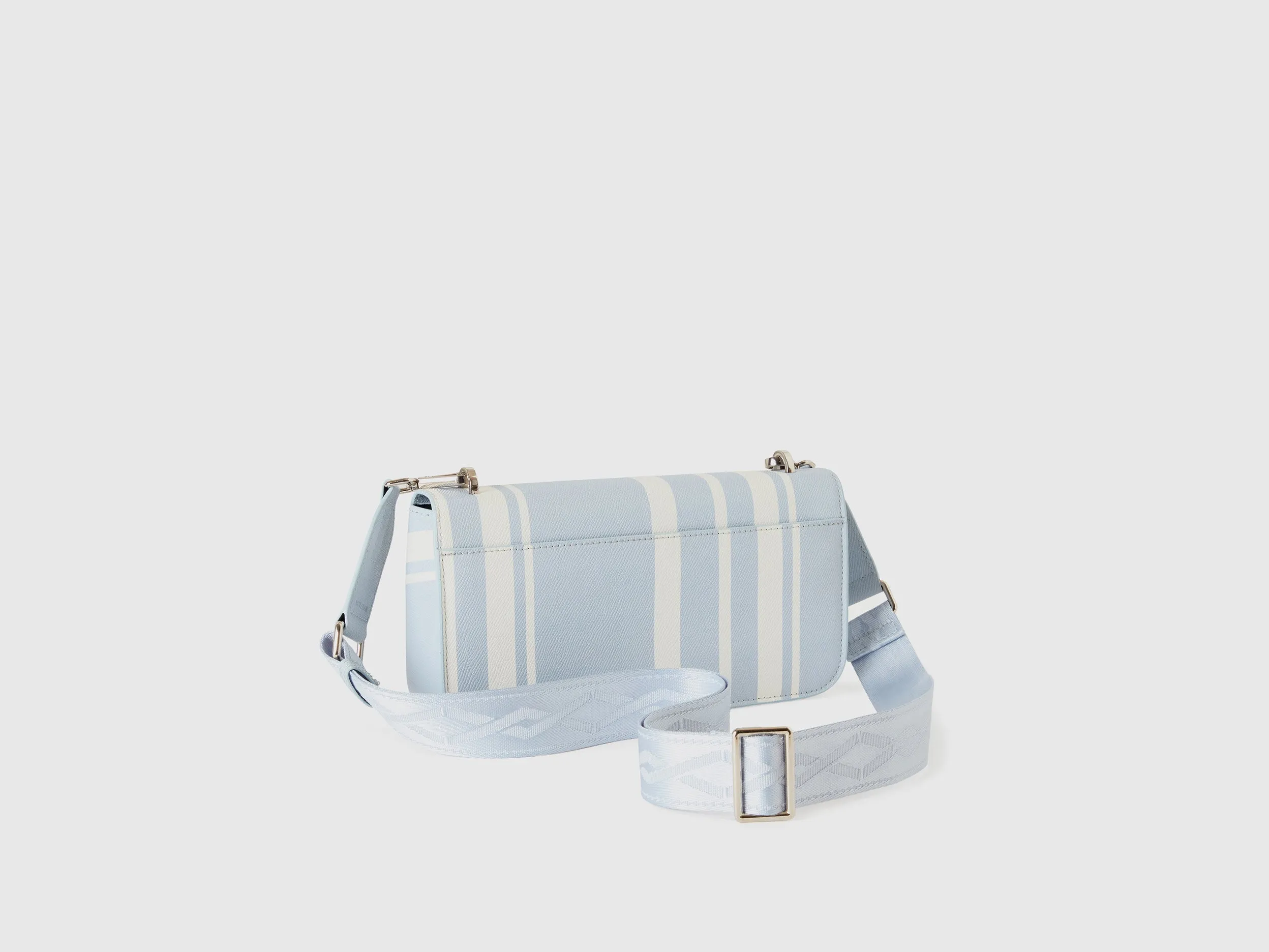 MEDIUM BLUE STRIPED BE BAG