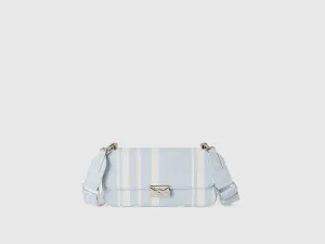 MEDIUM BLUE STRIPED BE BAG