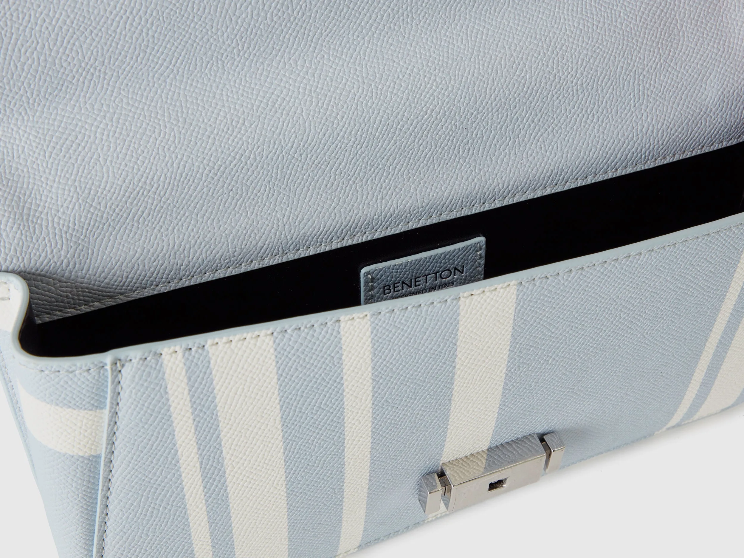 MEDIUM BLUE STRIPED BE BAG