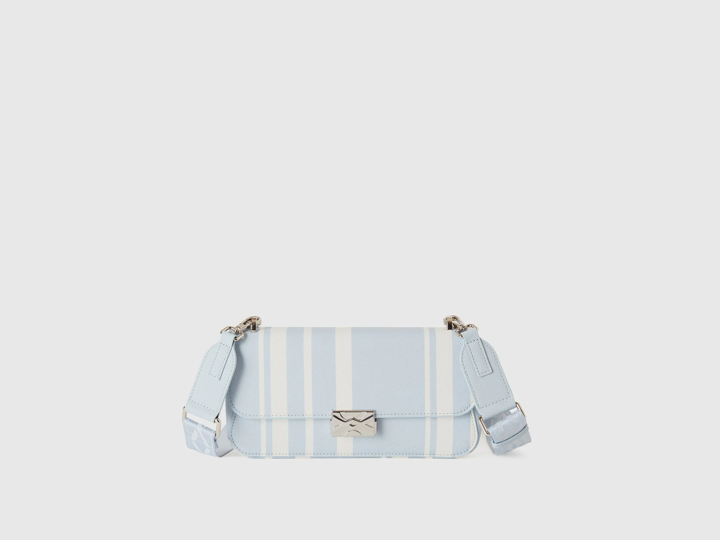 MEDIUM BLUE STRIPED BE BAG