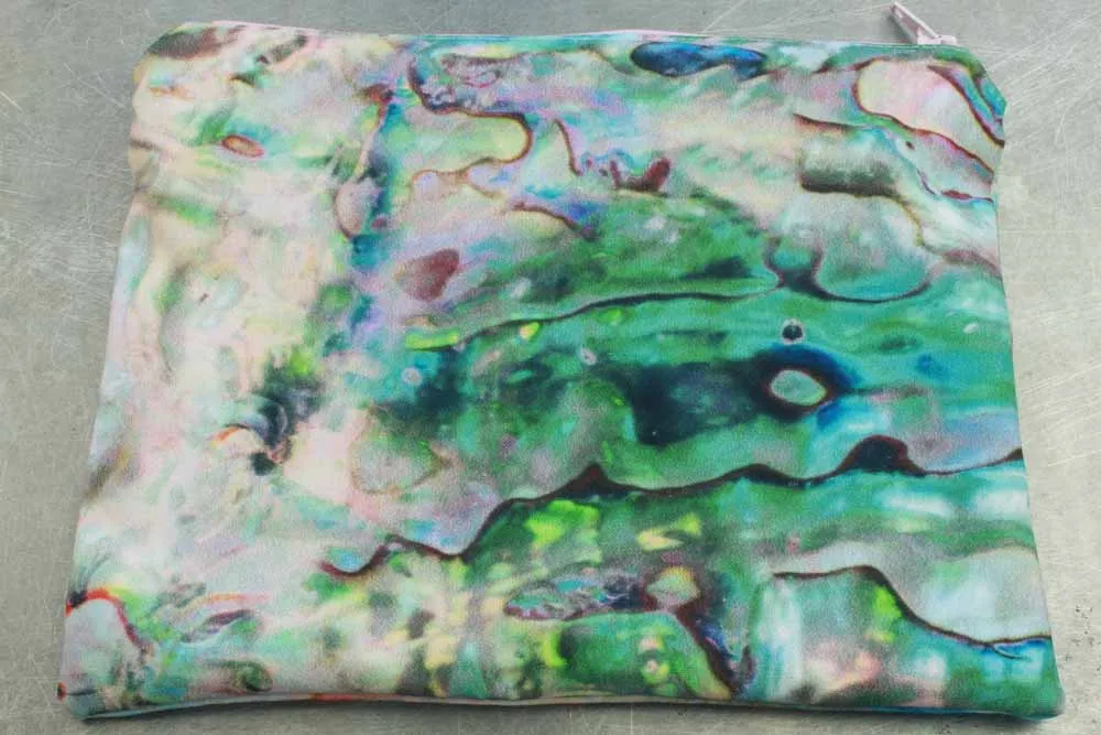 Mother of Pearl Face Mask Carrying Bag