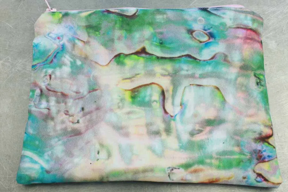 Mother of Pearl Face Mask Carrying Bag