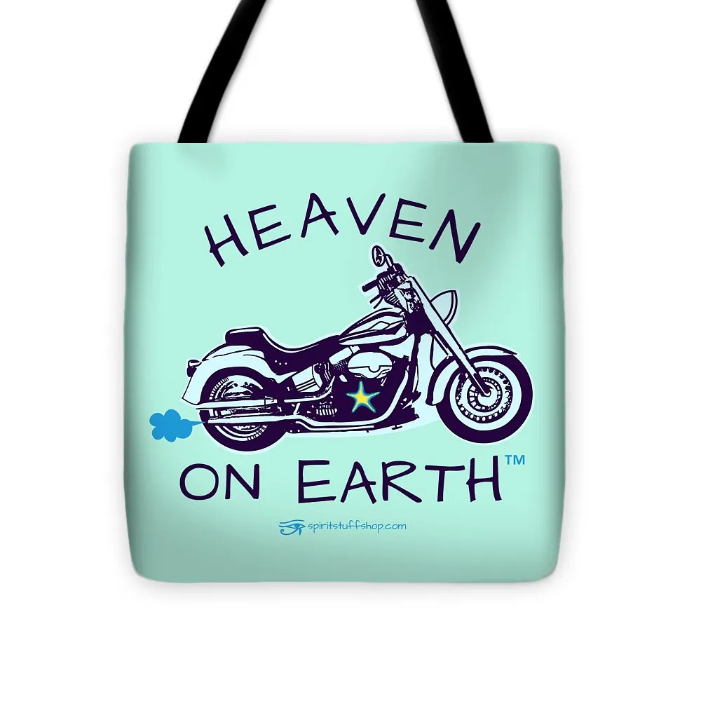 Motorcycle Heaven On Earth - Tote Bag