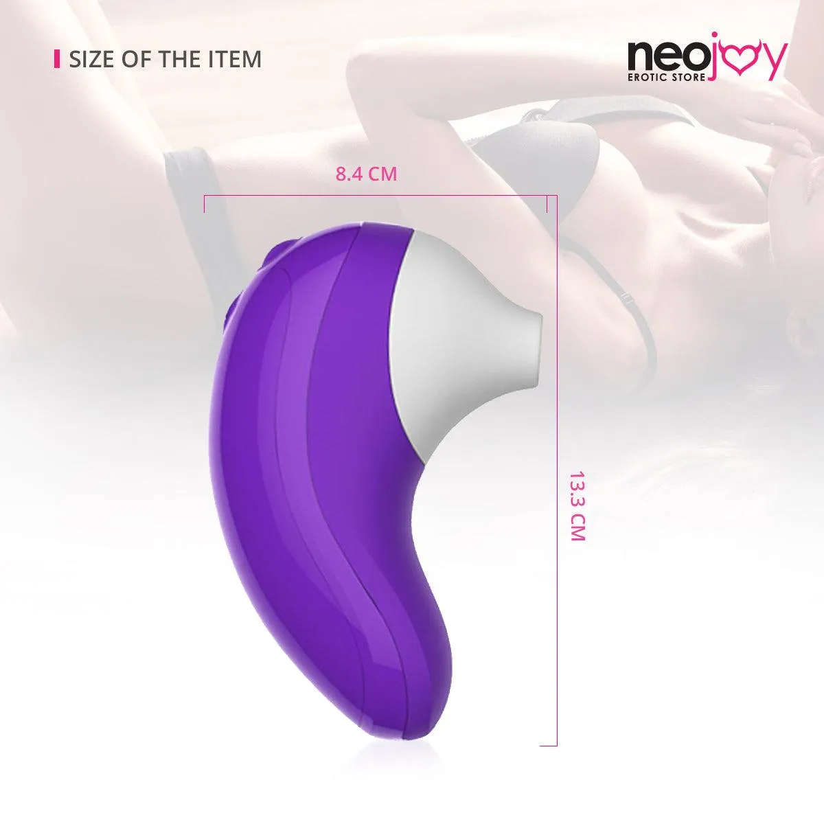 Neojoy Clito-Vibe - Clitoral Hand-Held Stimulator - 4 Vibration Modes and Intensities - Rechargeable Sex Toy For Women