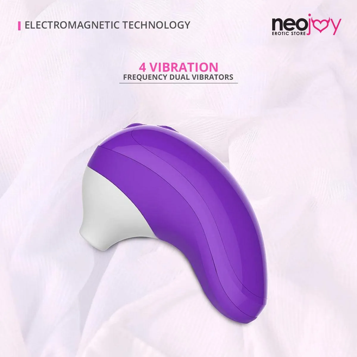 Neojoy Clito-Vibe - Clitoral Hand-Held Stimulator - 4 Vibration Modes and Intensities - Rechargeable Sex Toy For Women
