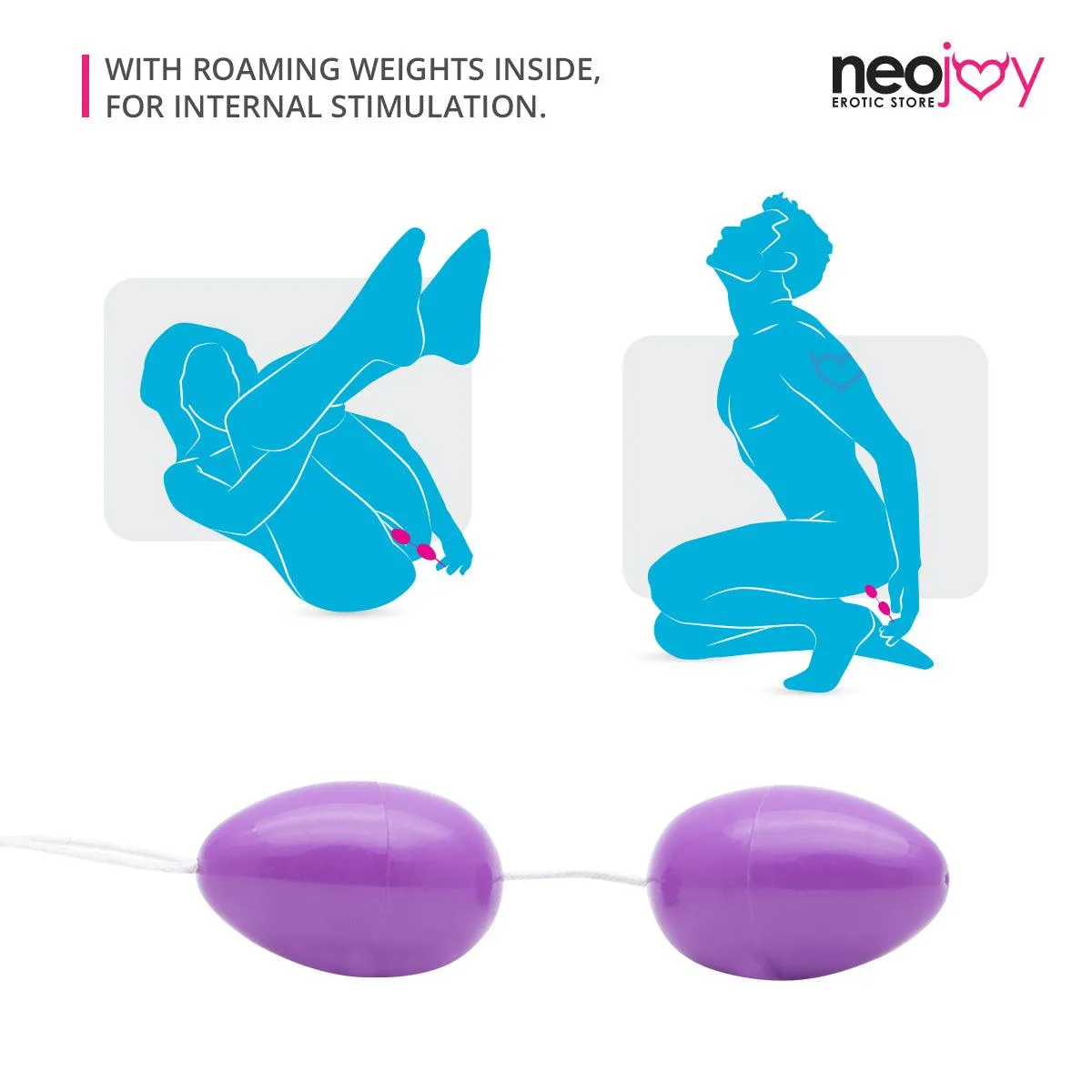 Neojoy Drop Balls - Geisha Balls for Pelvic Training - Exercise Weights Bladder