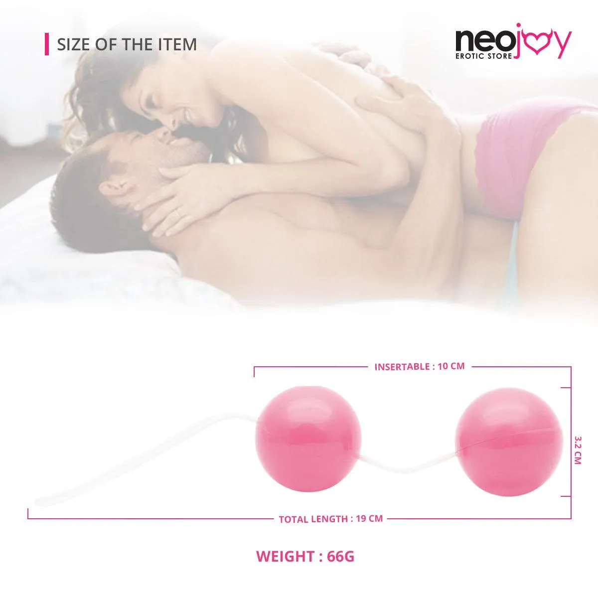 Neojoy Inserta-balls Geisha Balls for Pelvic Training - Exercise Weights Toy