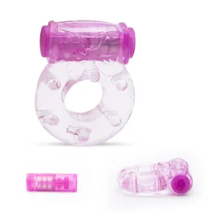 Neojoy Jelly Cock Ring for Enhanced Erection Clitoral Bullet Vibrator - 3.5cm