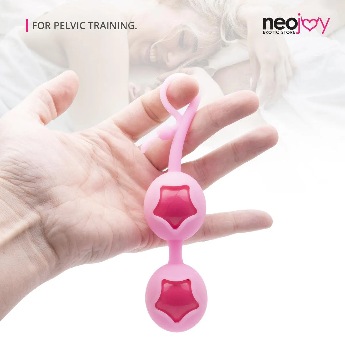 Neojoy Kegel Star Geisha Balls for Pelvic Training - Exercise Weights Toy