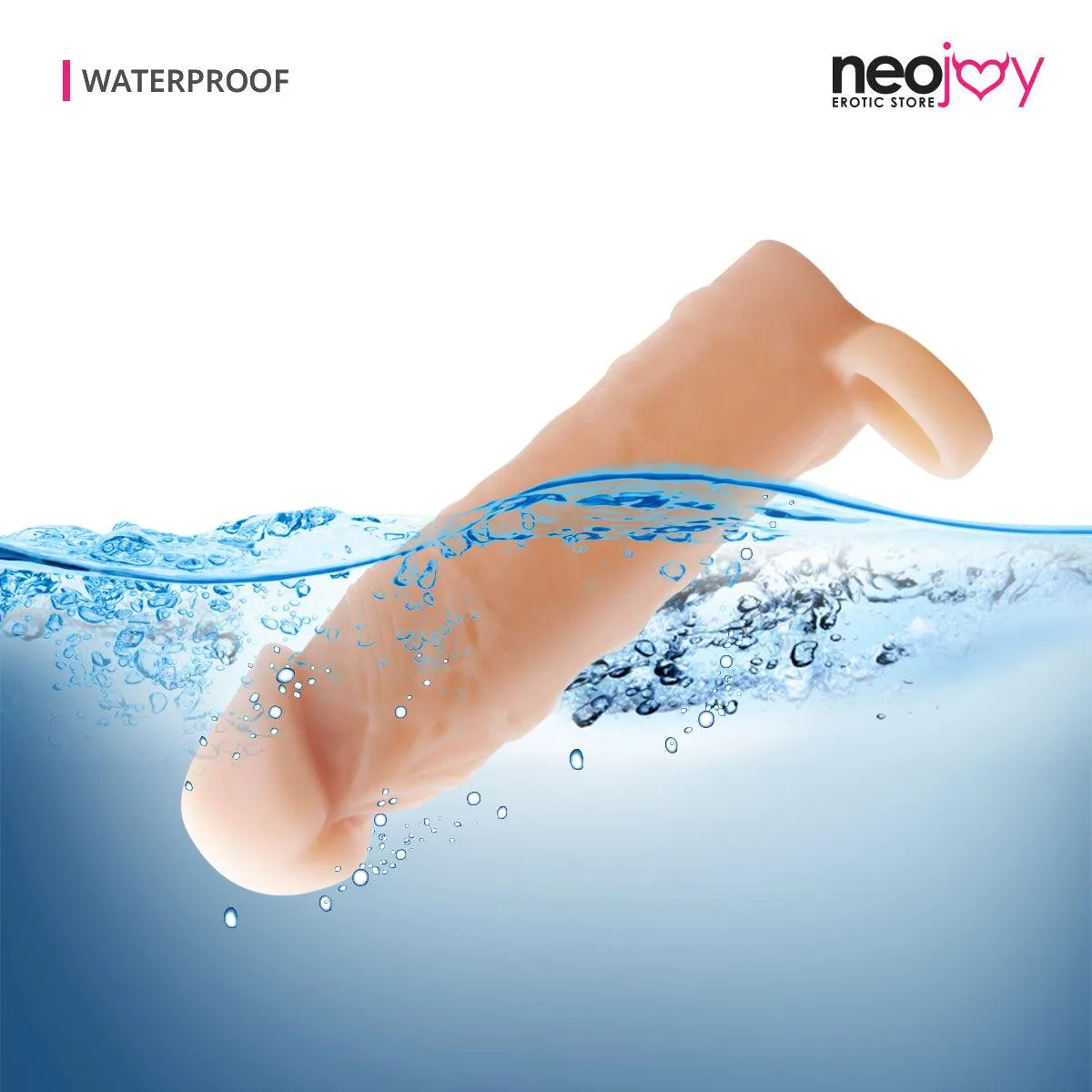 Neojoy Realistic Penis Enlarger - Small - TPE - 5 to 6"- Flesh