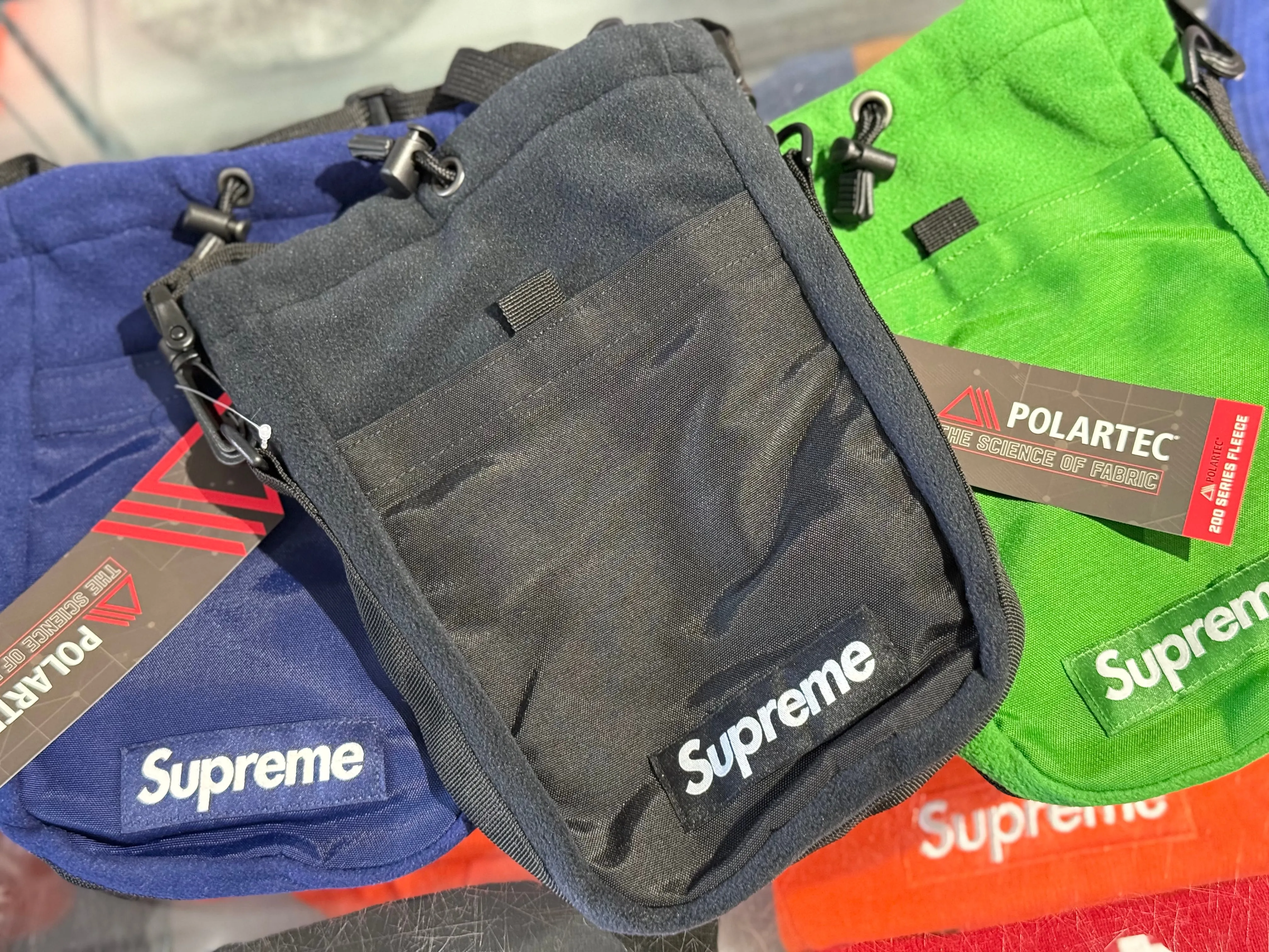 NEW Supreme FW24 Polartec Sling Bags