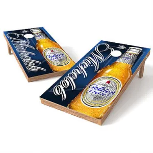 Official 2x4 Michelob Golden Light Cornhole Game