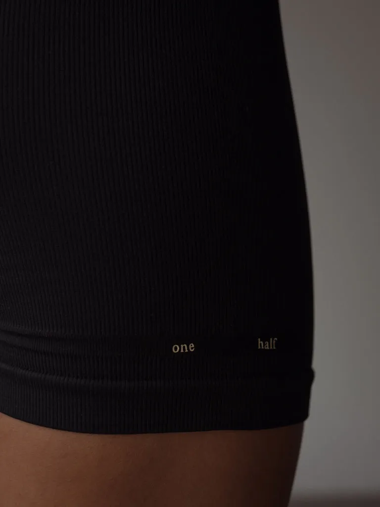 ONE SHOULDER SEAMLESS UNITARD  - SHADOW