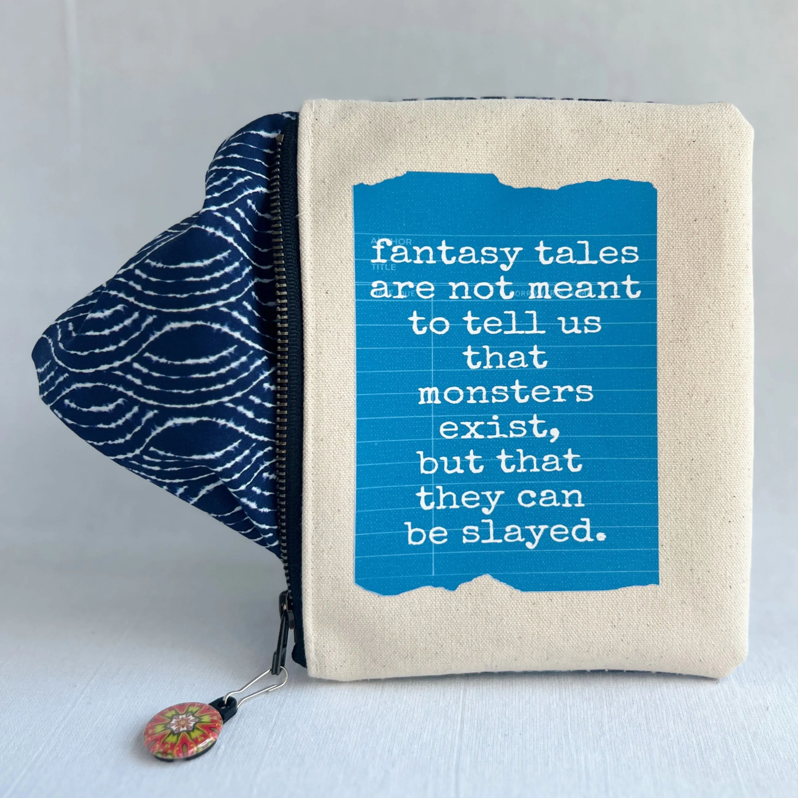 Padded Zip Bag - Fantasy tales tell us that monsters exist but can be slayed