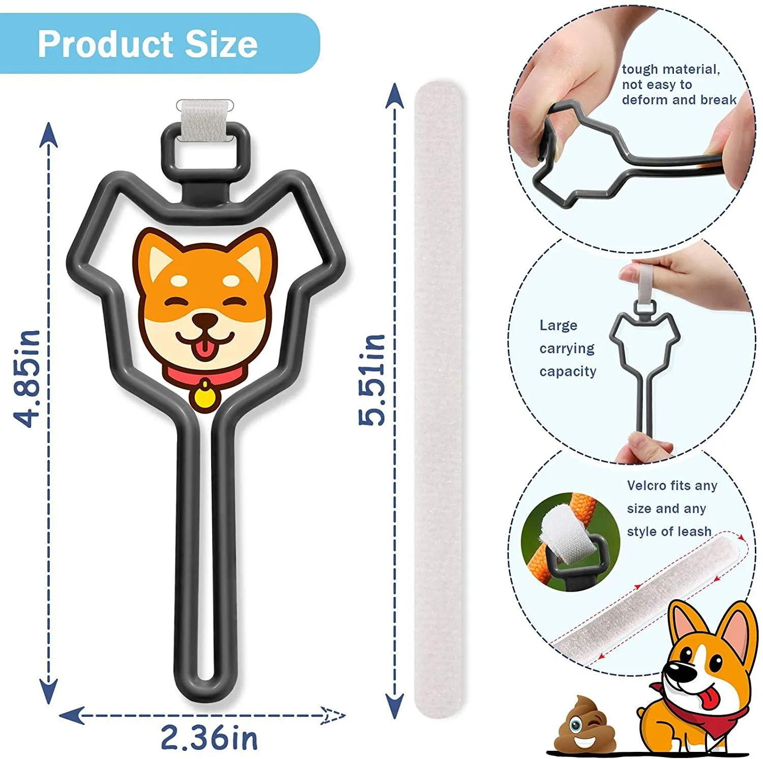 PoopHoop™ | Hands-Free Dog Waste Bag Holder