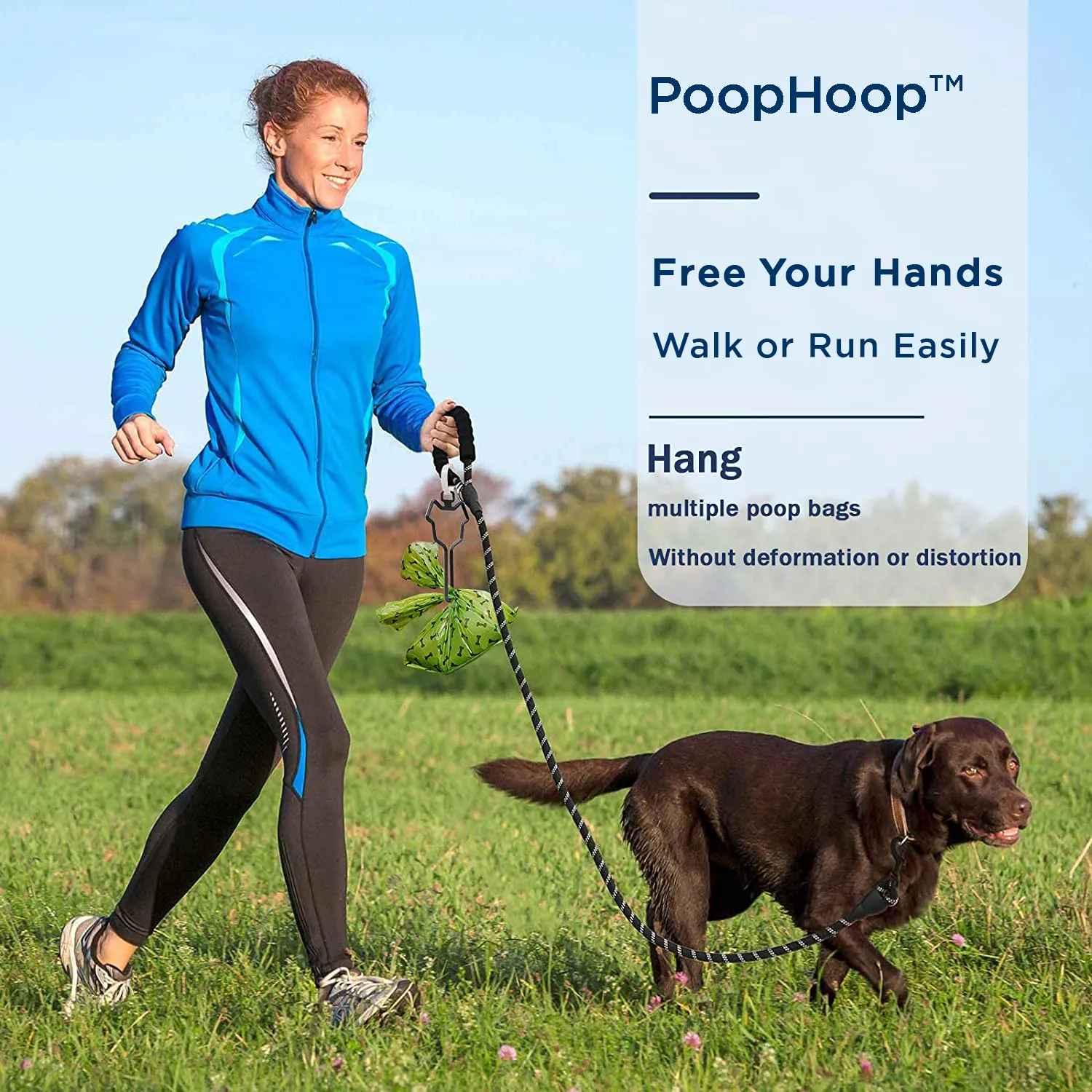 PoopHoop™ | Hands-Free Dog Waste Bag Holder