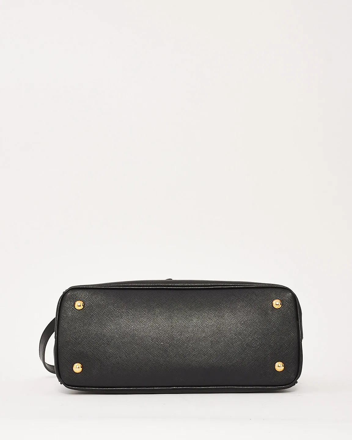 Prada Black Saffiano Leather Galleria Tote Bag
