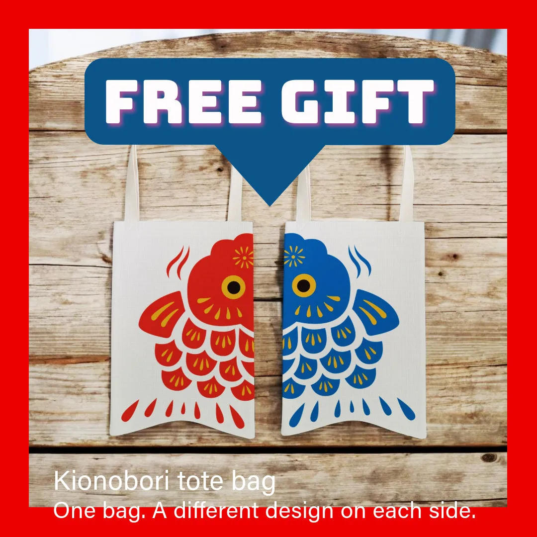 Pre-Order Okinawa Patches Six Pieces Set, Free Koinobori Tote