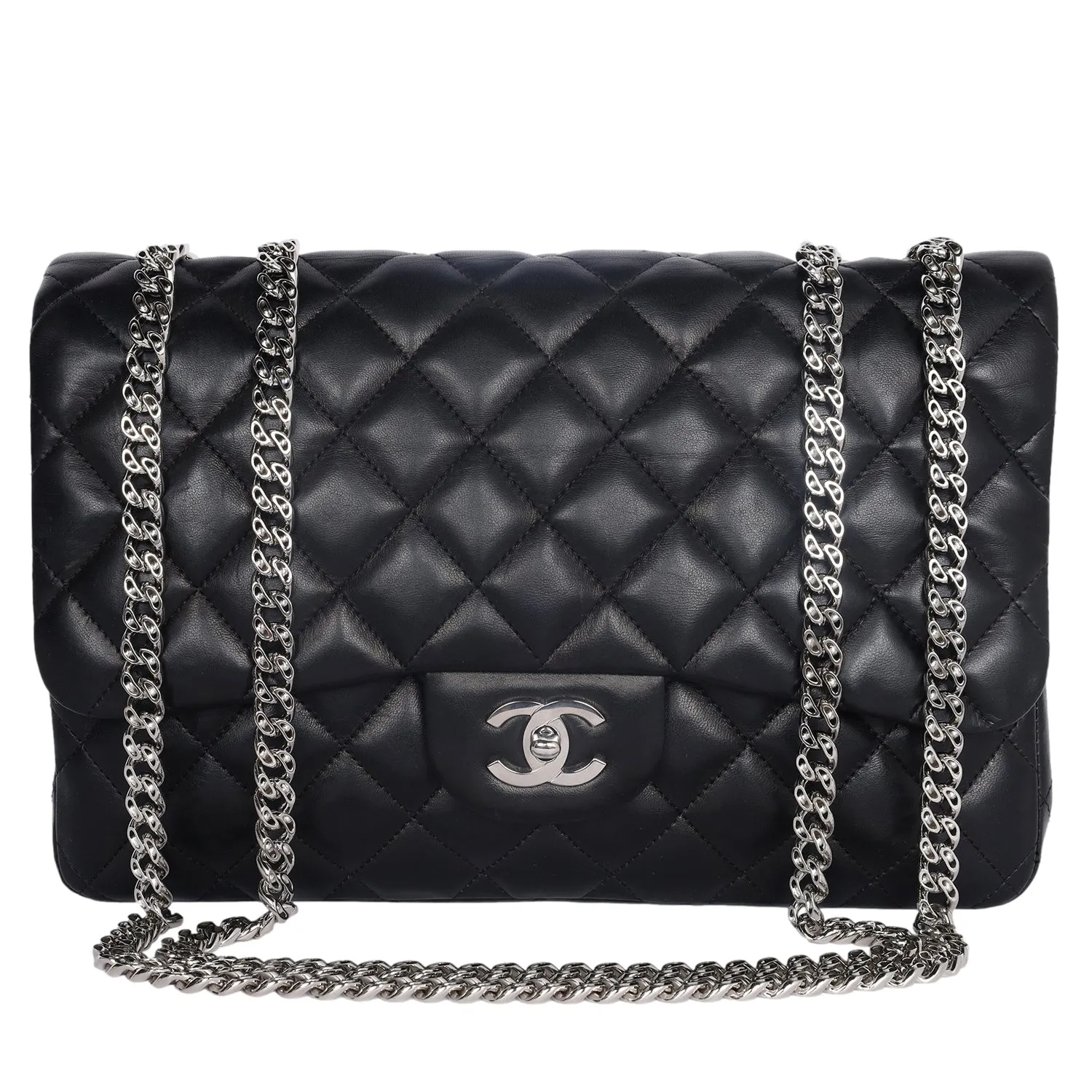 Quilted Leather Medium Classic Flap Bag