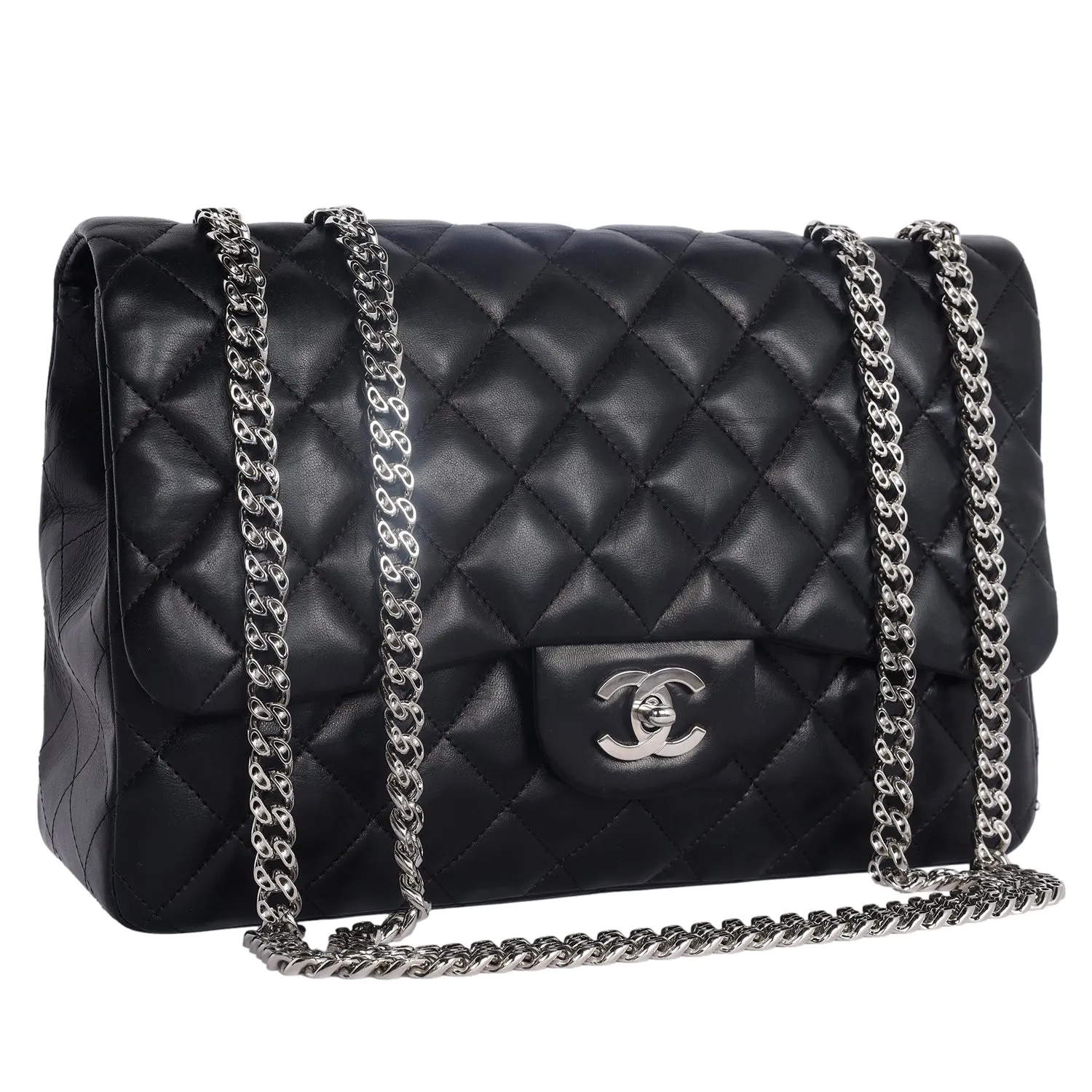 Quilted Leather Medium Classic Flap Bag