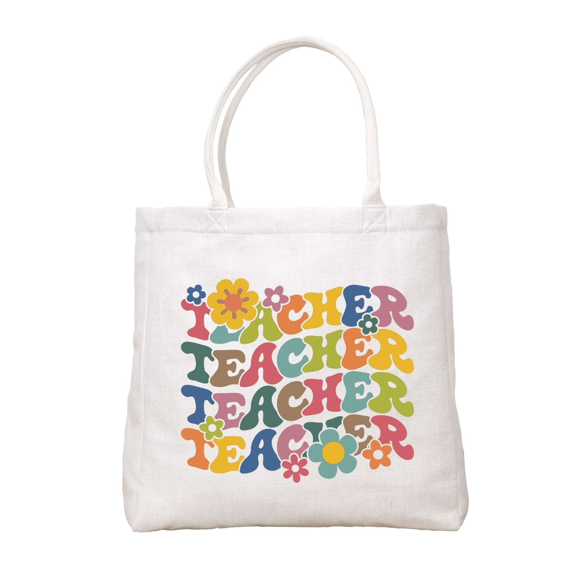 Retro Teacher Tote Bag
