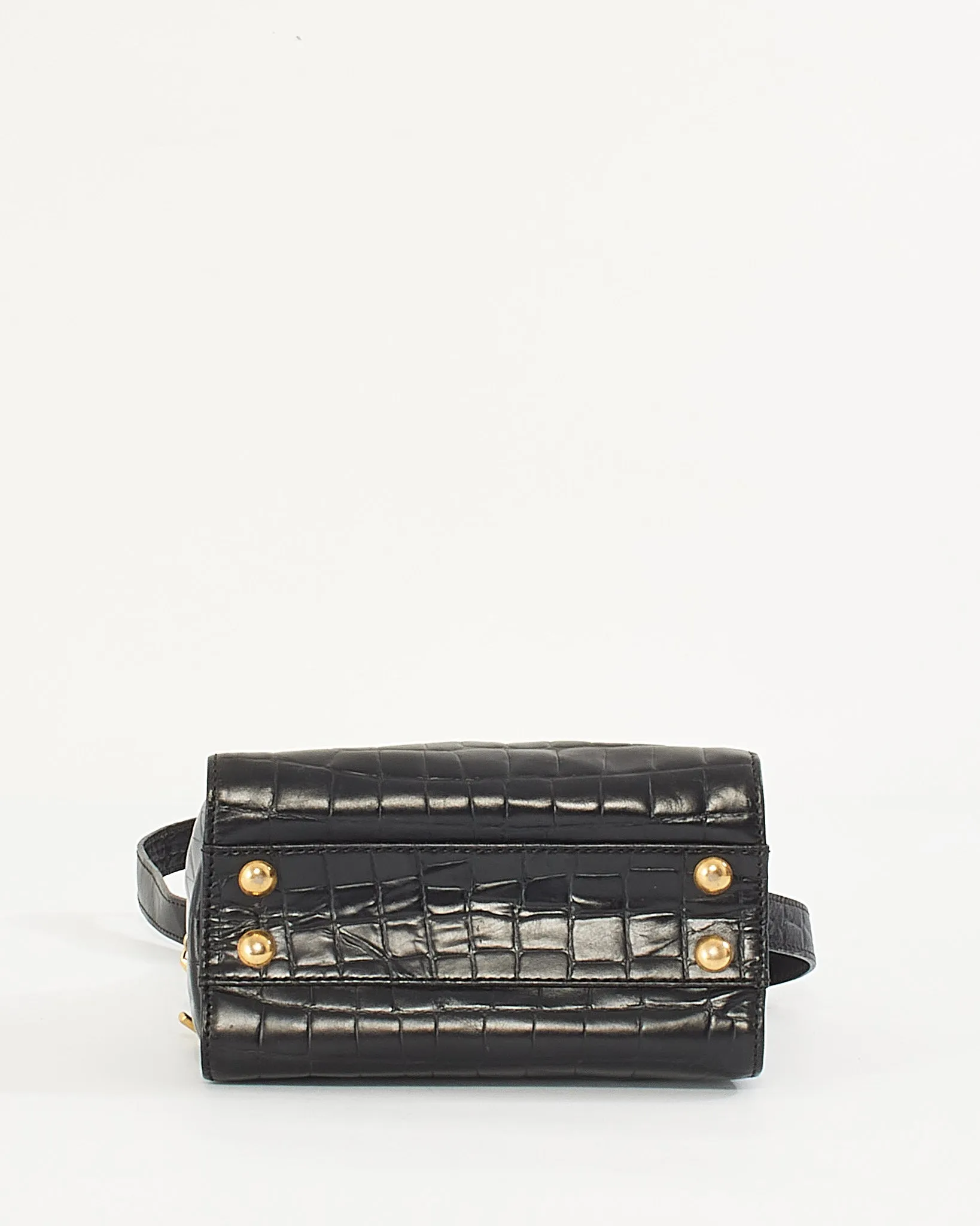 Saint Laurent Black Leather Shoulder Bag