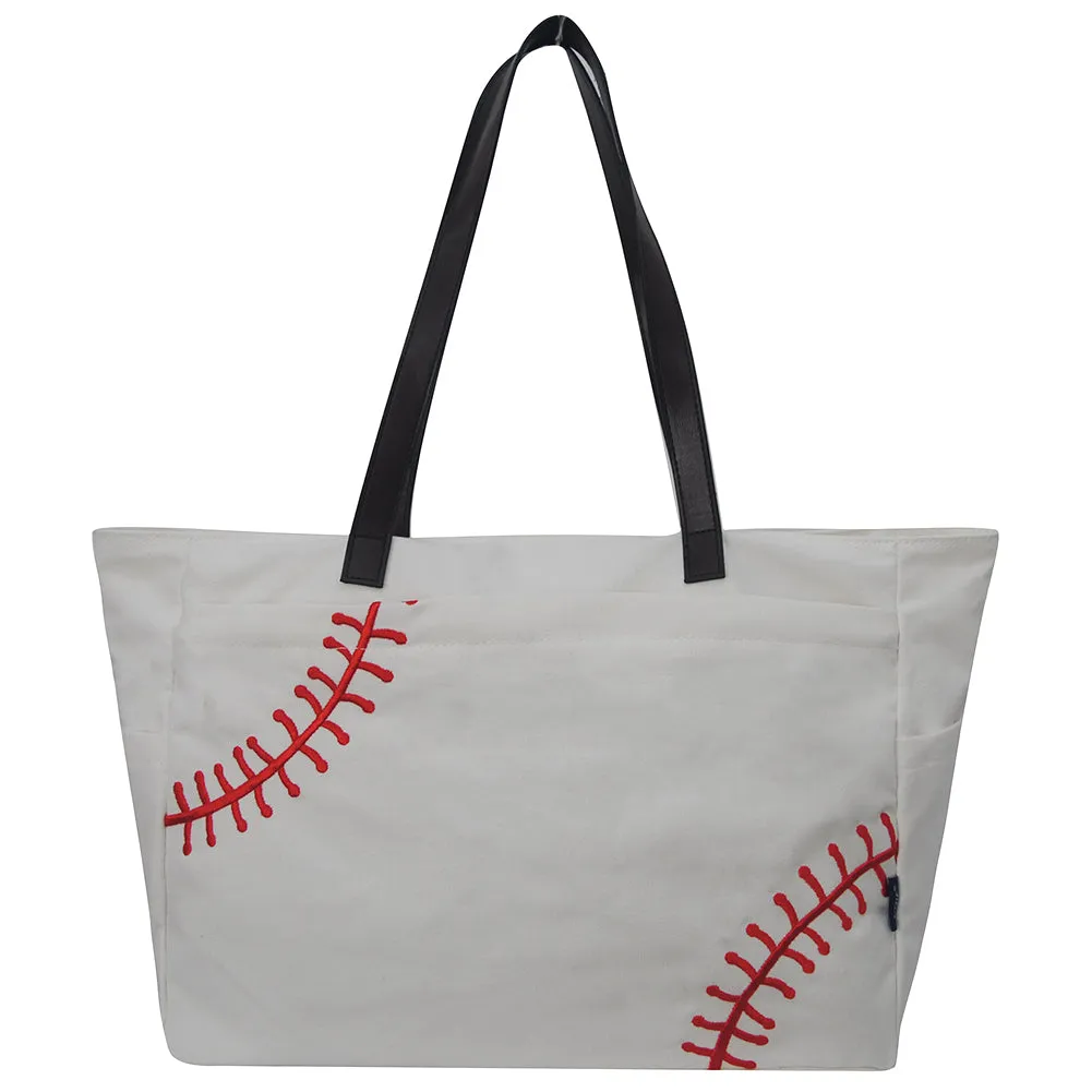 !SALE! White Baseball NGIL Large Tote bag