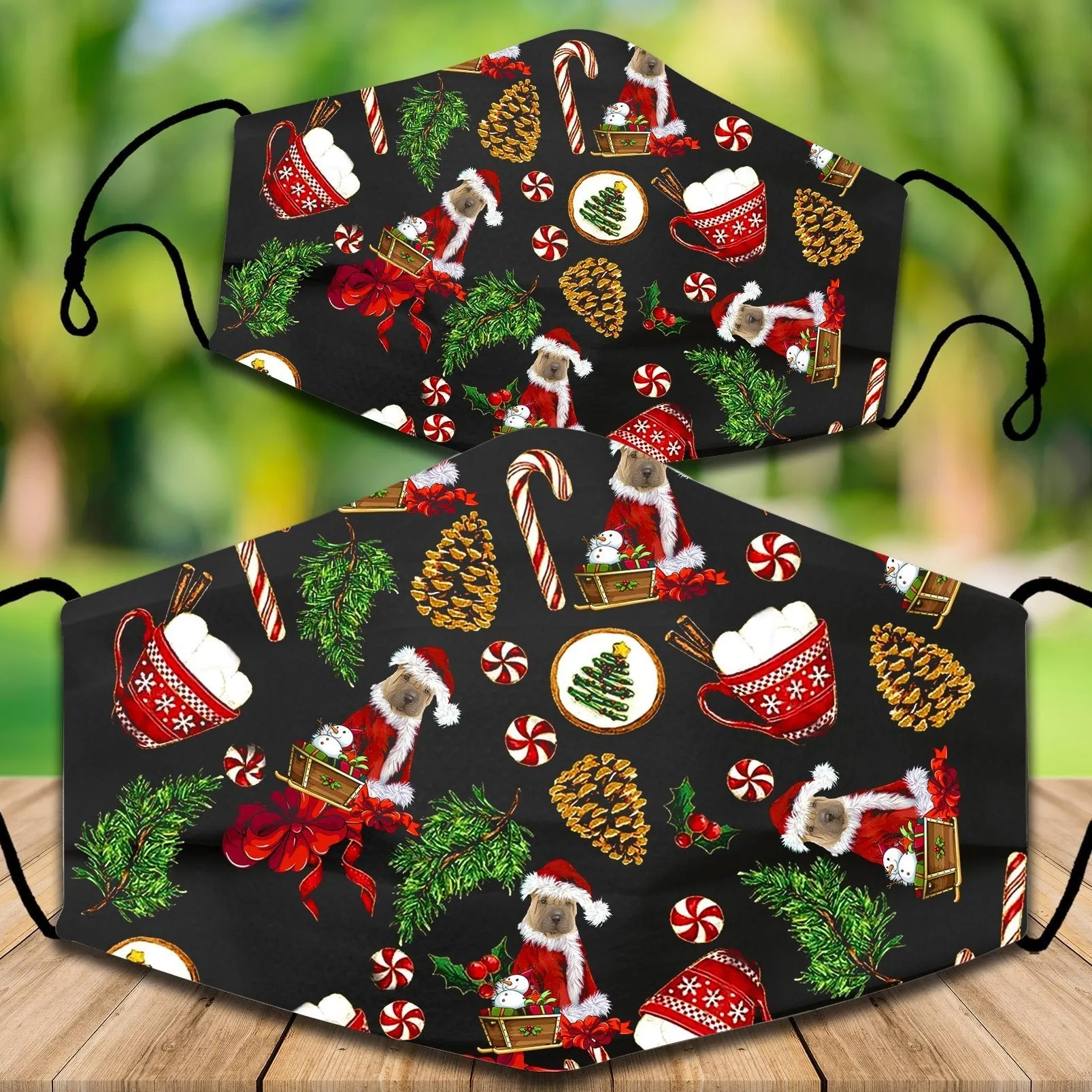 Shar Pei Christmas Veil