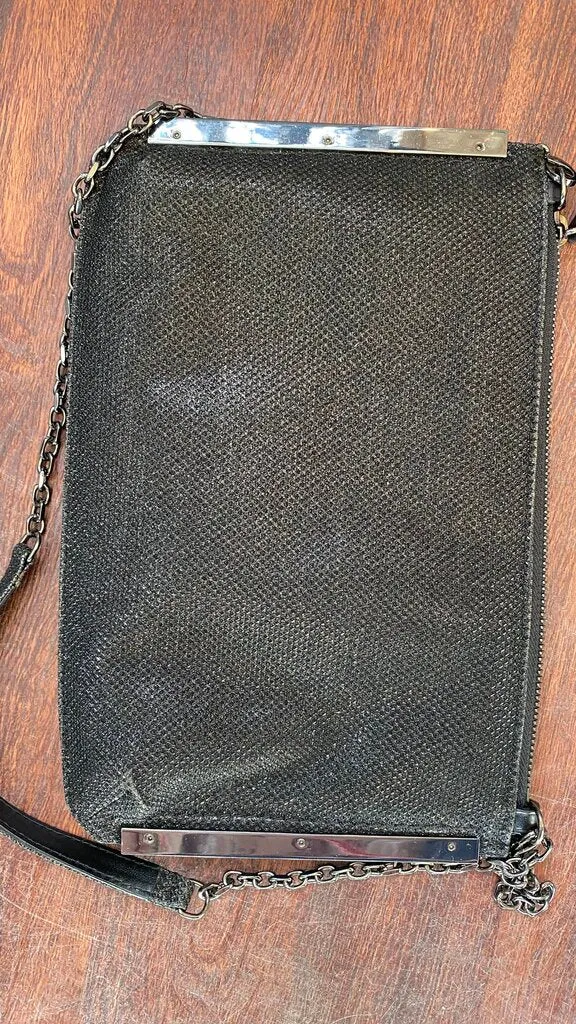 Shimmer Flat Shoulder Bag