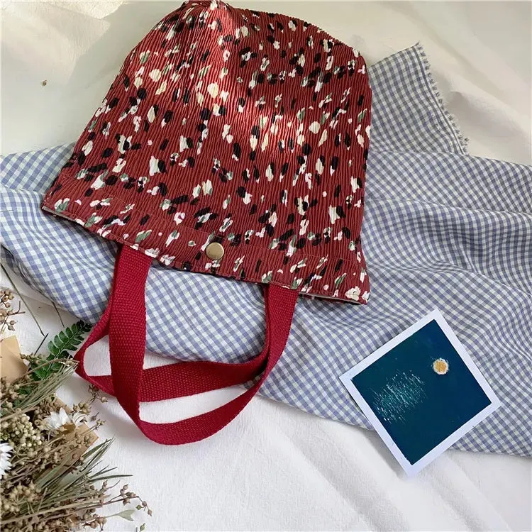 Small Printed Canvas Bags | SCB01 | Abstract Dark