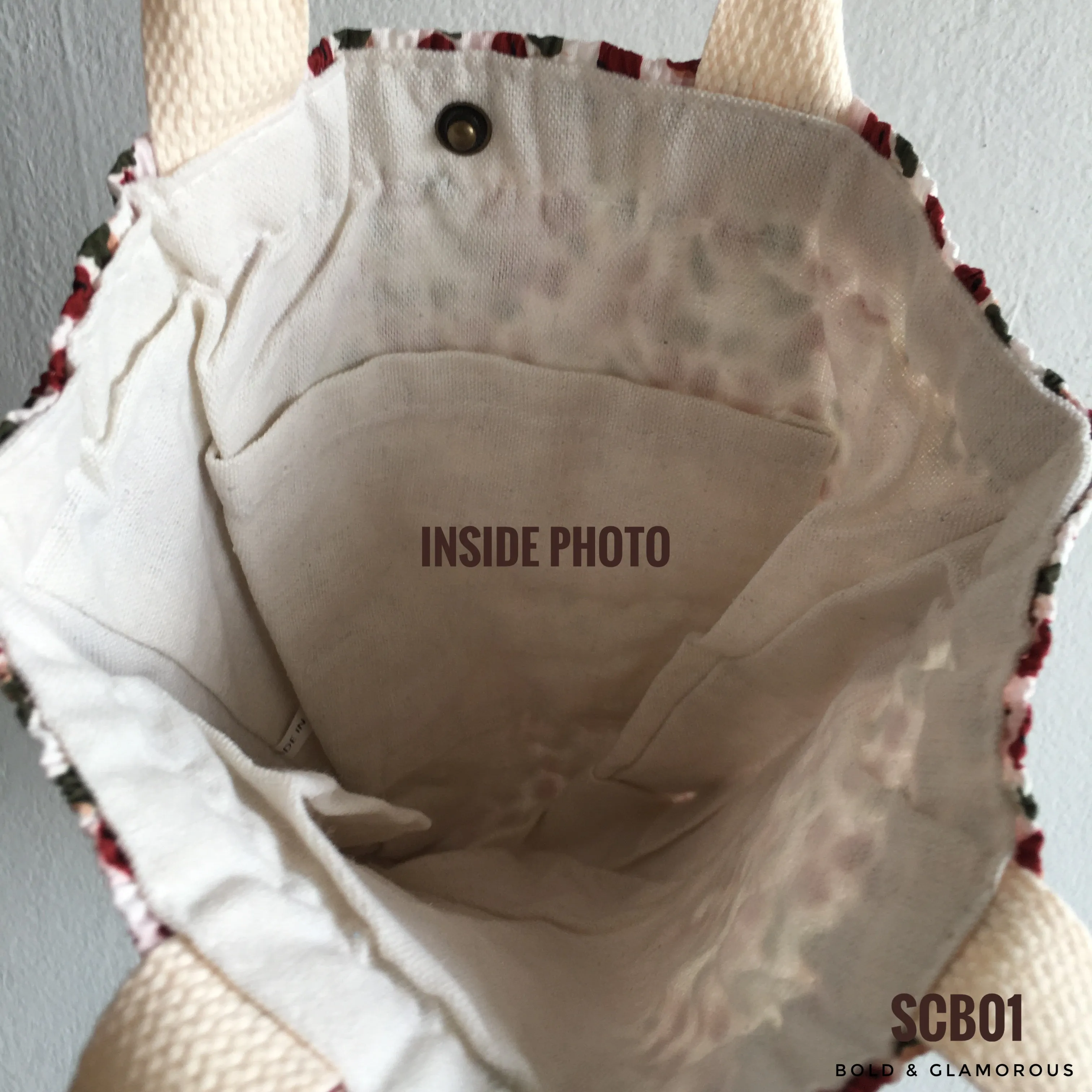 Small Printed Canvas Bags | SCB01 | Abstract Dark