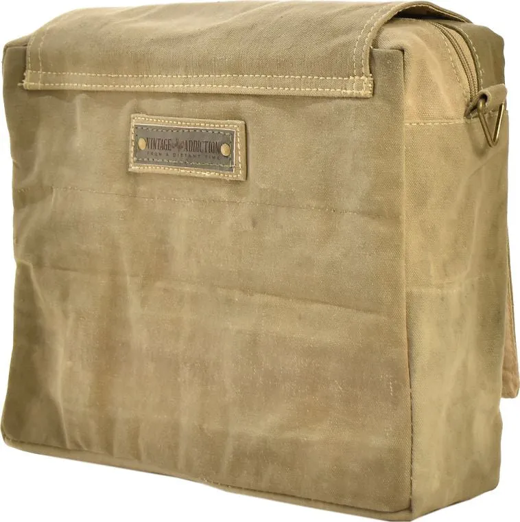 Survivor  Recycled Military Tent Crossbody Bag
